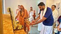 Inauguration of new guest house at Shirali by H H Swamiji (10 April 2025)